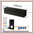 Customizable 3D LED Electric Fireplace with App Control Atomizing Mist Water Vapor Insert Neon Flame Decor for Home Decoration