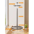 8 Hooks Kitchen Utensils Stand 360 Degree Rotating with Water Tray Flatware Storage Rack Non-slip Rust-proof