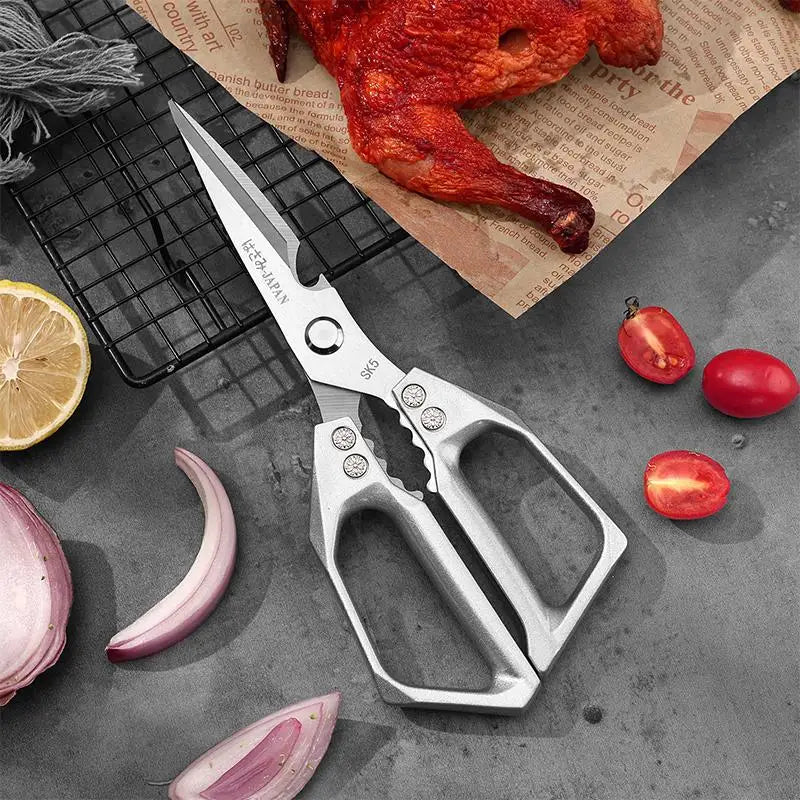 Kitchen Scissors Heavy Duty Multi Functional - High Hardness Sharp Stainless Steel For Cutting Chicken Fish Duck Tool