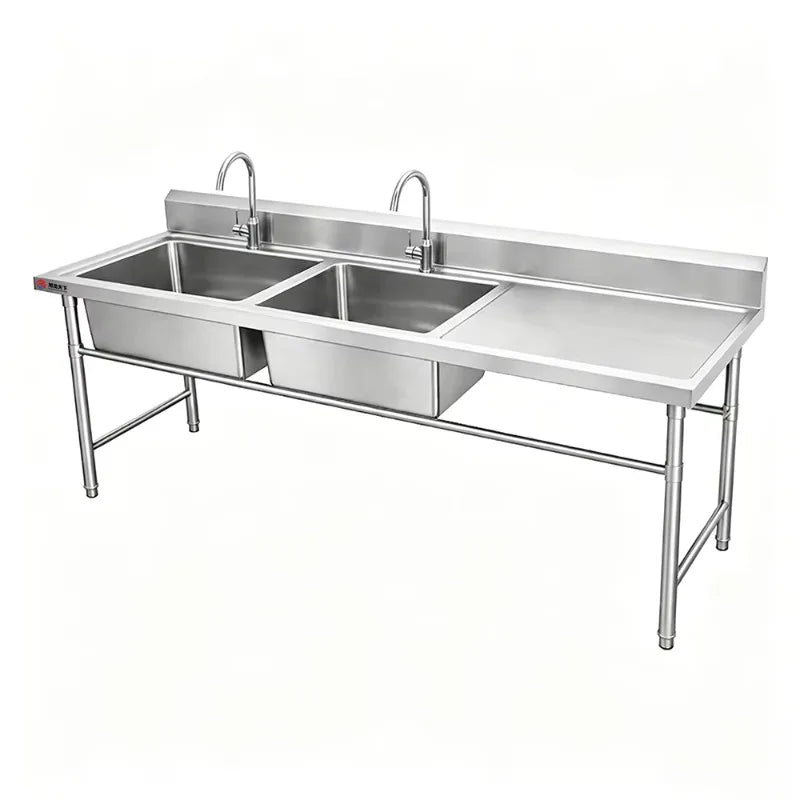 Custom Stainless Steel Kitchen Work Table Commercial Food Prep Table for Restaurant Hotel Kitchen Use