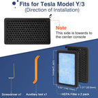 Air Filter For Tesla Model 3 Model Y 2017-2026 HEPA  Activated Carbon Tesla Cabin Air Filter Replacement Accessories 2Pack