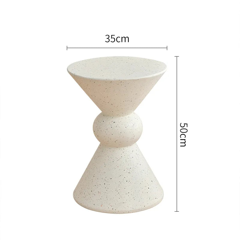 Nordic Designer Side Table B&B Small Round Table Creative Small Coffee Table Ins Internet Celebrity Cream Style Sofa Side Table