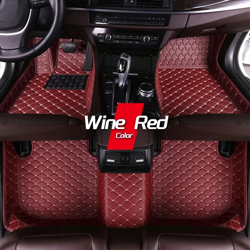Car Floor Mats For Ford S-Max MK1 2006~2014 7seat Anti-dirt Pads Full Set Waterproof Floor Mat Non-slip Carpets Car Accessories