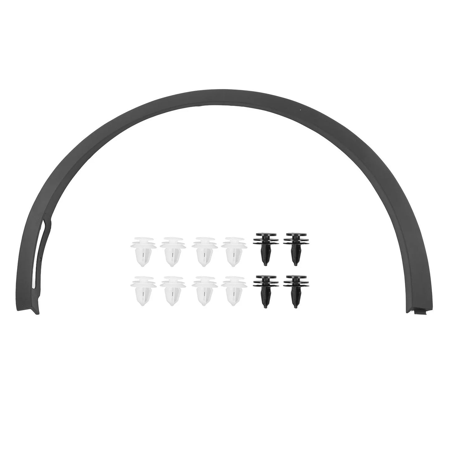 Car Side Fender Flare Wheel Molding Splash Guard Tires Eyebrow Arch Flare Moulding Lip Trim Strip for Tesla Model Y 2020 to 2023