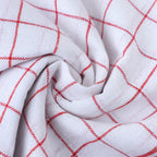 Large Plaid Kitchen Dish Towels Absorbent Tea Towels Soft and Reusable Cleaning Cloths Quick Drying Dish Rags for Washing Dishes
