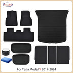 For Tesla Model Y 2017-2024 and Model 3 2021-2025 Highland All Weather Floor Mats Trunk Liners Full Protection Car Accessories