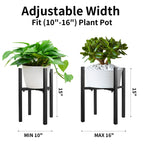 Wrought Iron Potted Stander Flower Pot Rack Durable Display Shelf Garden Flowerpot Holder Modern Balcony Home Garden Decor