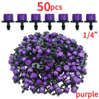 OASIS 30-1000PCS 4/7mm Garden Irrigation Nozzle Adjustable Dripper Watering Sprinkler Emitter Micro Drip Balcony Yard Greenhous