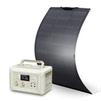 ALLPOWERS Solar Panel 200 / 100Watt High-Efficiency Monocrystalline PV Module Power Charger with Powerstation 600W Power Supply