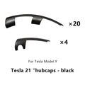 21 Inch Wheel Cover Rim Patch For Tesla Model Y 2021-2023  Uberturbine Hub Cap Protectors ABS Rim Protector 2024 Accessories