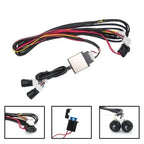 12V Universal Carbon Fiber Car Seat Heater Heat Pads 3 Level Heated Round Cushion Switch Kit Winter Warmer Seat Cover Set