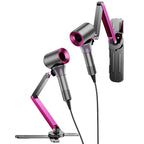 Eary Metal Hair Dryer Holder Wall Mounted Height Angle Adjustable Stand Versatile Free Hands Universal Convenience Furniture