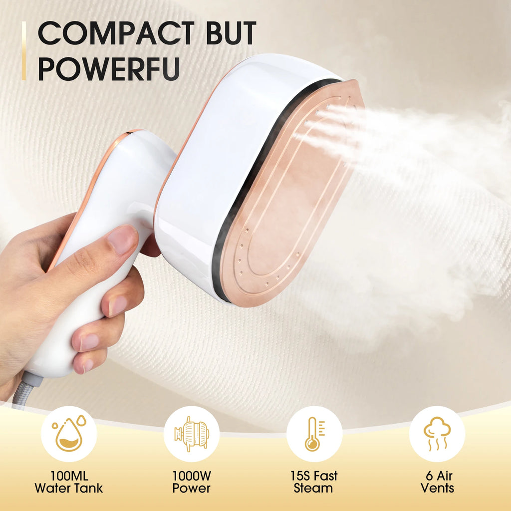 Handheld ironing machine (with steam brush), intelligent LCD electric