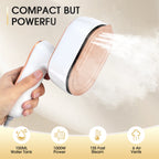 Handheld ironing machine (with steam brush), intelligent LCD electric
