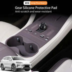For Byd Song Plus Seal U Dmi Ev 2025 Car Central Control Gear Wireless Water Cup Silicone Mat Waterproof Protector Pad Anti-slip