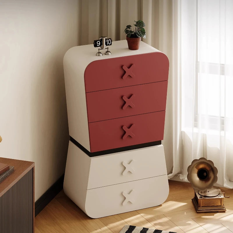 Piano shape Italian drawer cabinet designer large capacity storage living room bedroom Cabinet furniture Dressers Storage locker
