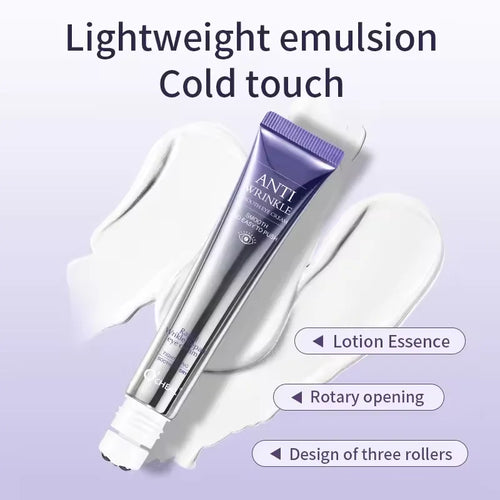 Anti Wrinkle Anti Dark Circle Eye Cream Roller Massager Moisturizing Eye Bags Anti Aging Hyaluronic Acid Eye Skin Care Products