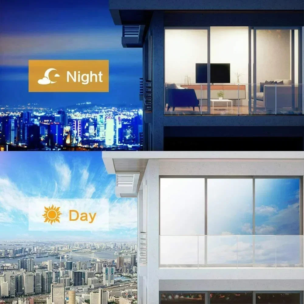 Heat Insulation Mirror Film Window Glass One Way Mirror Film Privacy Glass Sticker Reflective UV Solar Insulate 60cm X 200cm
