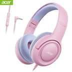 Acer HK03 Kids Headphones with Cord for School 85/94dB Volume Limiter Foldable Stereo Sound Headset for Toddlers Girls Boy