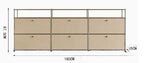 Module Combination Sideboards Cabinet Drawer Living Room Cabinets Side Chest of Drawers Hallway Storage TV Stand Bedroom Cabinet