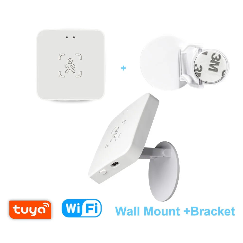 Tuya WiFi / Zigbee Human Presence Detector,Luminance/Distance Detection,  Smart Human Body PIR Sensor Support Home Assistant