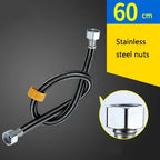 Colorful Tube Silicone Kitchen Sink Faucet Universal Single Cold Water Tap 360Degree Rotating Flexible Hose Basin Tap Deck Mount