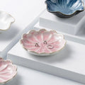 Set of 6 Artistic Ceramic Sauce Bowls Colorful Appetizer Plate Microwave Safe Appetizer Dishes for Home Kitchens Use KXRE