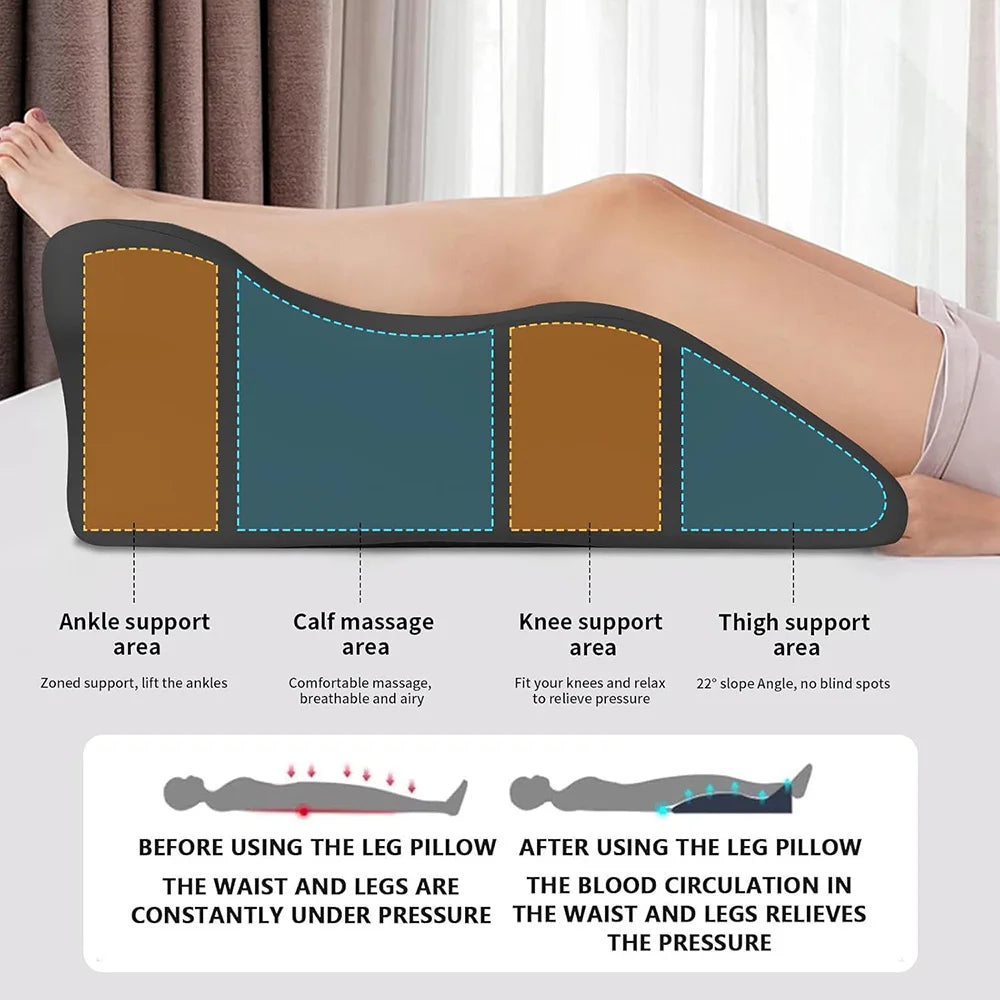 Ergonomic Bed Wedge Pillow