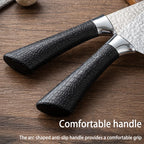 Kitchen knife forged from stainless steel, Japanese-style. Kitchen accessories suitable for chefs for cutting meat and fruits