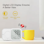 MOES Tuya Smart ZigBee Temperature and Humidity Sensor Indoor Hygrometer With Digital LCD Display Smart Life APP Remote Control