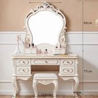 Kids Baby Wedding Dresser Table Men Beige Legs Make Up Storage Dressing Table White Drawers Penteadeiras De Maquiagem Funiture