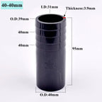 O.D 32/40/50/63-14/20/30/40/50/60mm Big Size UPVC Pagoda Connector Garden Irrigation Pipe Soft Hose Adapter Joint Accessories