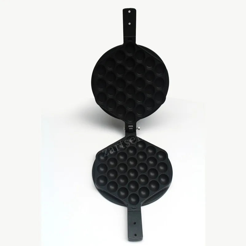 Commercial QQ Eggs Bubble Ball Baking Waffle Maker Iron Hongkong Waffle Eggette Mould Cake Mold Electirc Machine Non-stick Plate
