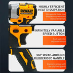 Dewalt DCF922 Cordless Brushless Impact Wrench 20V Lithium Battery 1/2" 205N.m Variable Speed Electric Wrench Power Tools
