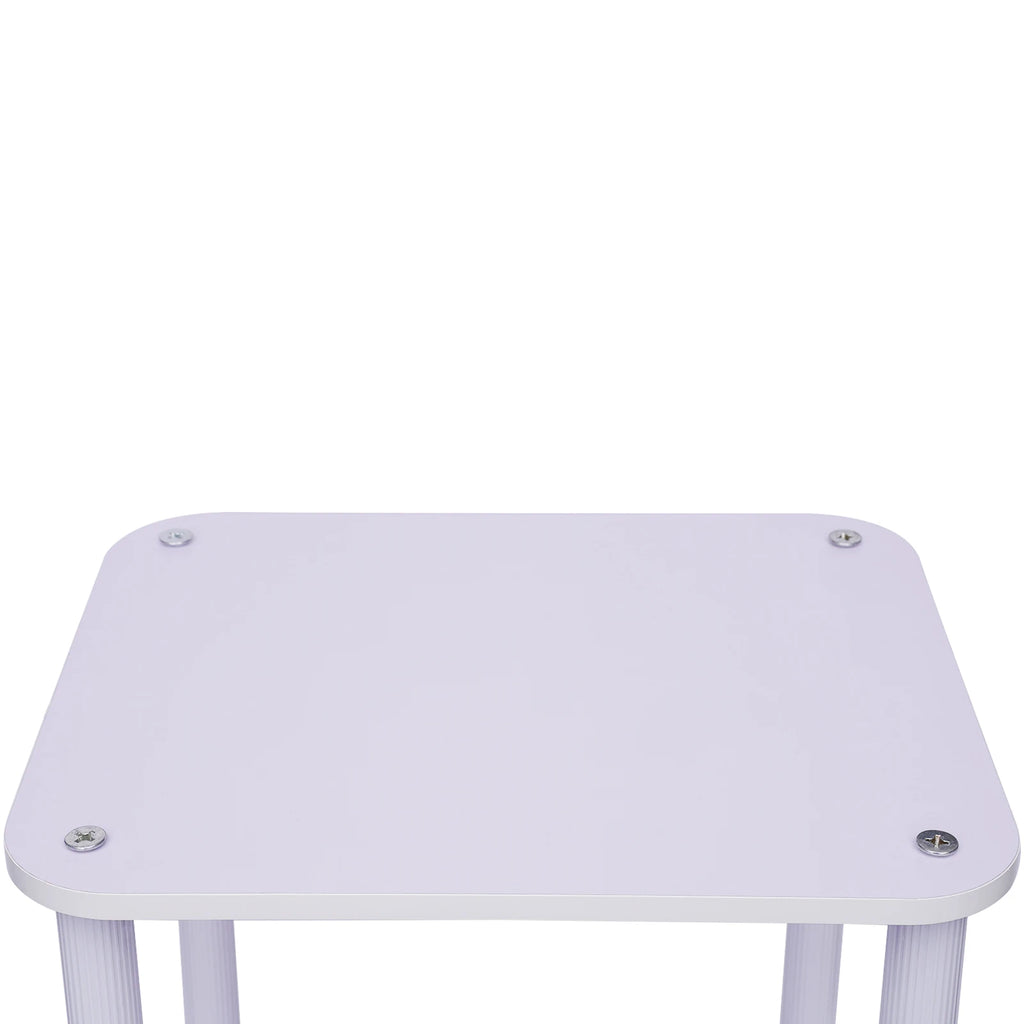 Beauty Salon Trolley Cart Pedestal Rolling Cart Salon Spa Stand Roller Trolley with Wheel Beauty Instrument Tray Rolling Cart