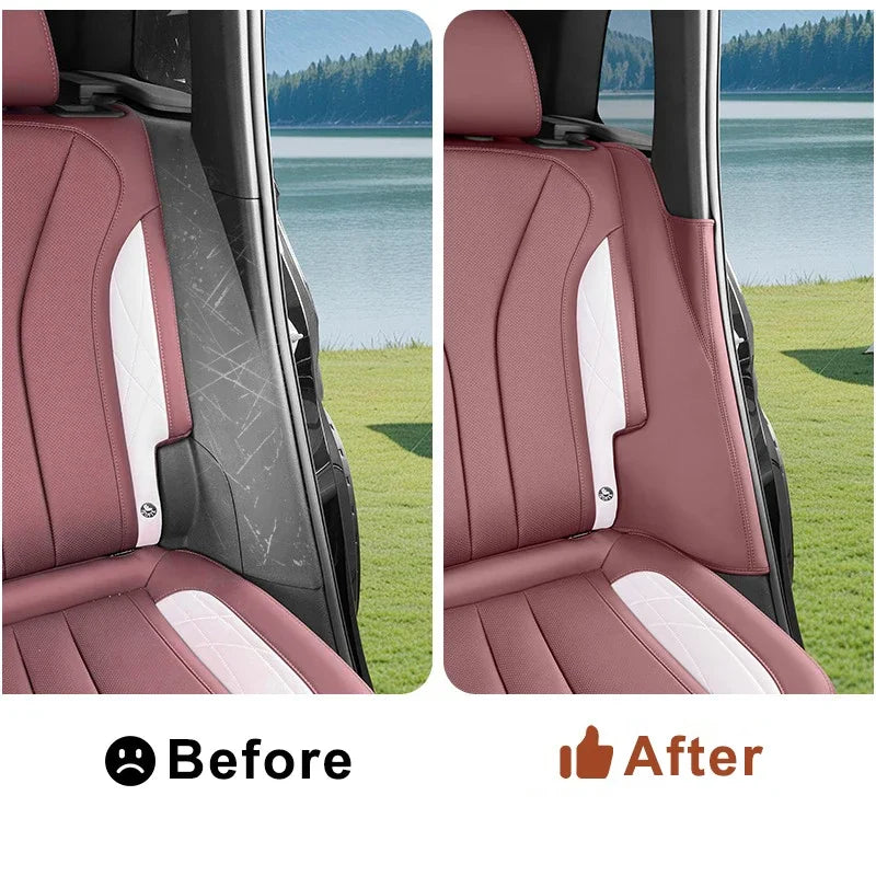 For Geely Monjaro Xingyue L Rear Second Seats Both Sides Leather Protective Pad Anti-scratch Protection Car Interior Accessories
