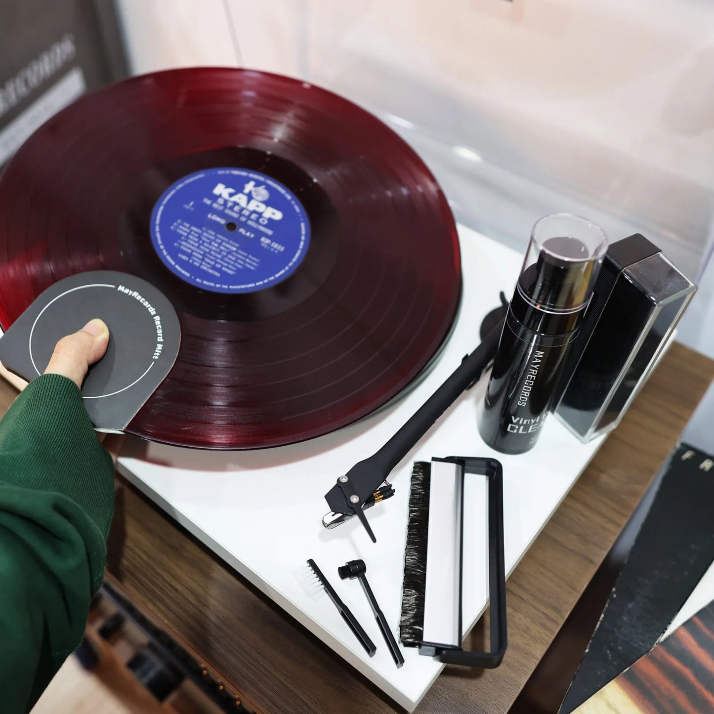 Hot Multi-Suit Anti-Static Record Cleaning Kit Dust Remover CD/LP Vinyl Phonograph Turntable Player Records Cleaning Accessories