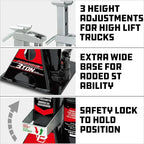 3 Ton, Bottle Jack and Jack Stands in One, 6000 Pound All-in-One Car Lift, Heavy Duty Vehicle Unijack, 640912