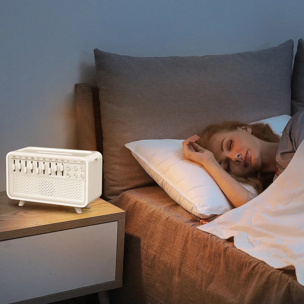 White Noise Sleep Night Light Humidifier Machine LED 3 in 1 Bluetooth Speaker Free Combination of 8 Group Nature Sounds
