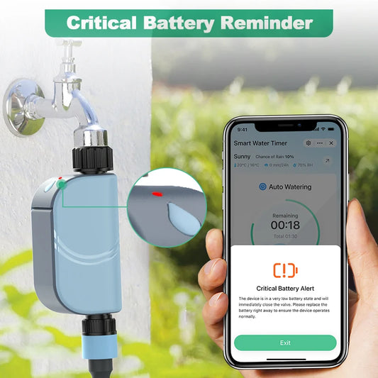Smart Tuya WiFi Garden Watering Timers Sprinkler Valve Programmable Auto Irrigation Watering Timer Irrigation Watering System
