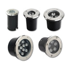 LED Garden Light Underground 3W 5W 7W 10W Waterproof IP67 Outdoor Floor Recessed Spotlight Outside Deck Lighting 220V DC12V24V
