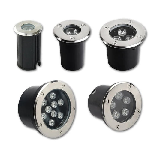 LED Garden Light Underground 3W 5W 7W 10W Waterproof IP67 Outdoor Floor Recessed Spotlight Outside Deck Lighting 220V DC12V24V