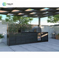 Customizable Cabinets Portable Outdoor Grill Kitchen Set, 2026 New Wood-burning Cooking Garden Equipment