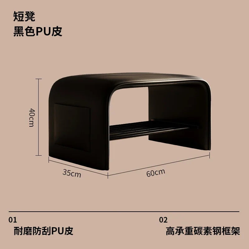 Entrance Hall Shoe Changing Bench Porch Shoe Cabinet Bench Integrated Entrance Shoe Changing Bench Bedroom Benchs