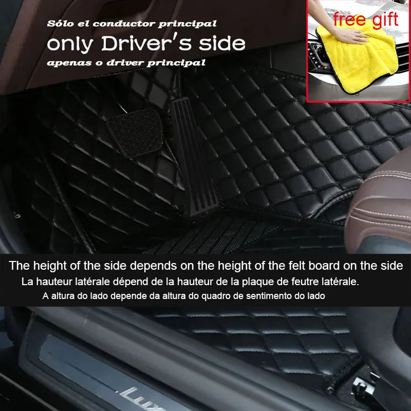Car Floor Mat For Opel Corsa D 2007~2014 Waterproof Rug Cubre Pisos Para Autos Car Mat Floor Interior Decoration Car Accessories
