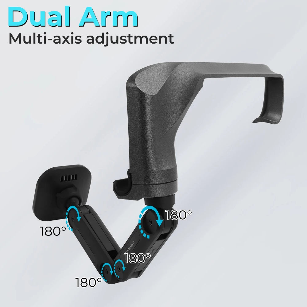 For Tesla Model 3 Model Y 2023 Foldable Wireless Magnetic Phone Holder Phone Gripper Car Screen Mount Support Arm Mobile Stand
