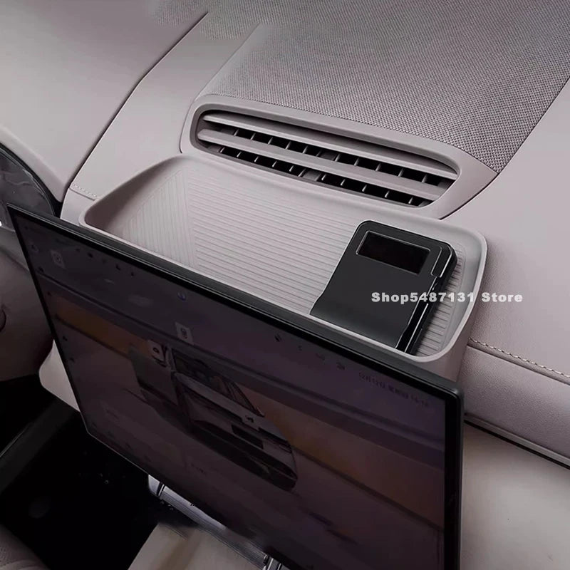 Car Dashboard Navigation Screen Storage Box for ZEEKR 7X Interior Accessories 2024 2025 for Left Hand Drive