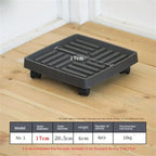 Flower Pot Stand Trays With Wheels Multifunctional Flower Disc Base Durable Movable Round Square Bonsai Plants Trays Home Decor