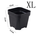 New Thicken Flower Pots Succulents Plant Small Square Planter Cactus Mini Bonsai Pot Tray Creative Home Office Decor Garden Tool