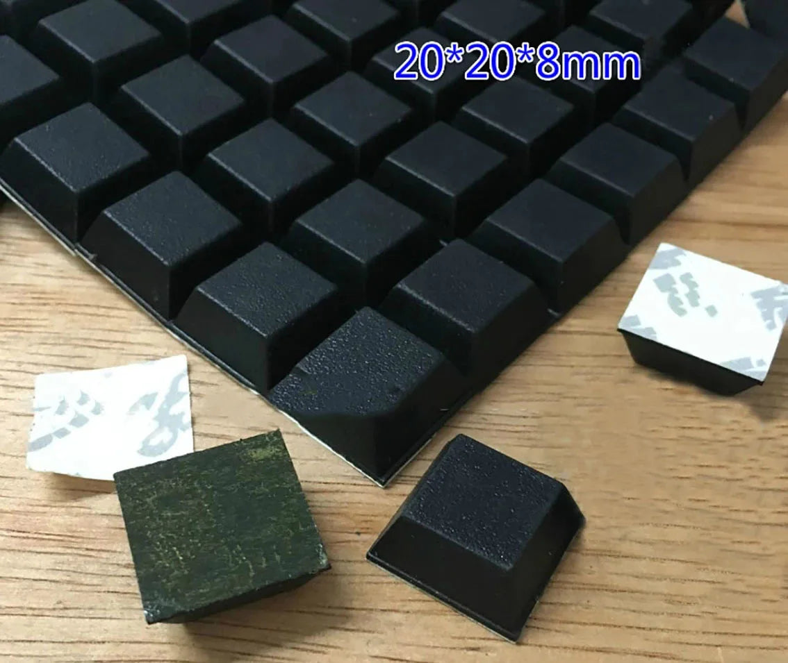 1-100Pcs Rubber Feet Self-adhesive Furniture Pads Protectors Shock Absorber Feet Pad  Laptop Speakers Appliances Protect Mats